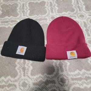 Carhartt ' Black and Red Beanie Set